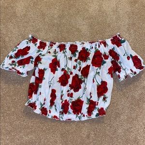 Floral crop top